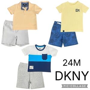 NEW!!! (3) DKNY 24M Summer Sets